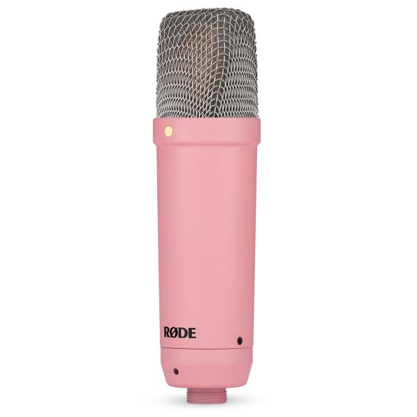 Rode NT1 Signature Pink Studio-Mikrofon Rosa mit PSA1 Gelenkarm Schwarz