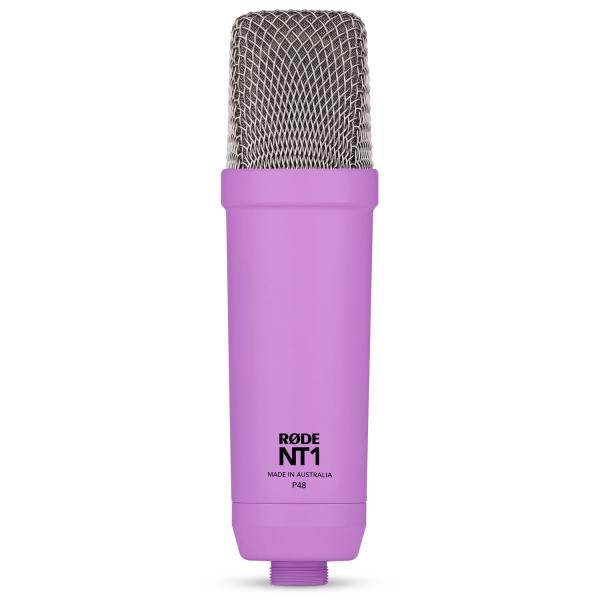 Rode NT1 Signature Purple Mikrofon Lila mit Gelenkarm