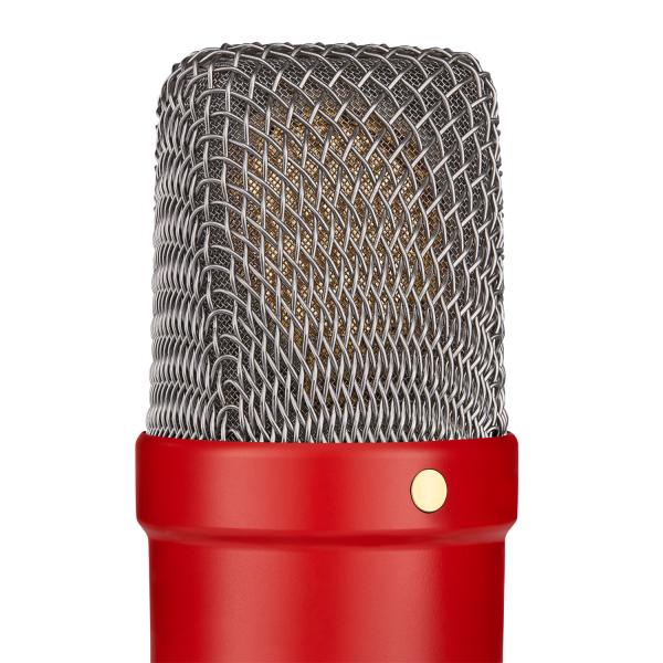 Rode NT1 Signature Red Studio-Mikrofon Rot mit PSA1+PLUS Gelenkarm Schwarz