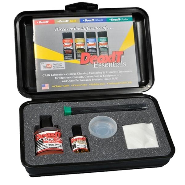 Caig DeoxIT Pflege-Set SK-GXMD Gold für Vakuumröhren-Kontakte mit Mikrofasertuch