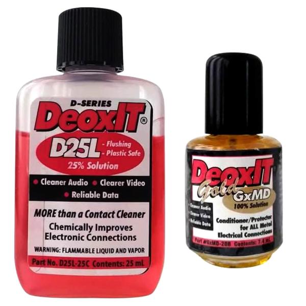 Caig DeoxIT Pflege-Set SK-GXMD Gold für Vakuumröhren-Kontakte mit Mikrofasertuch