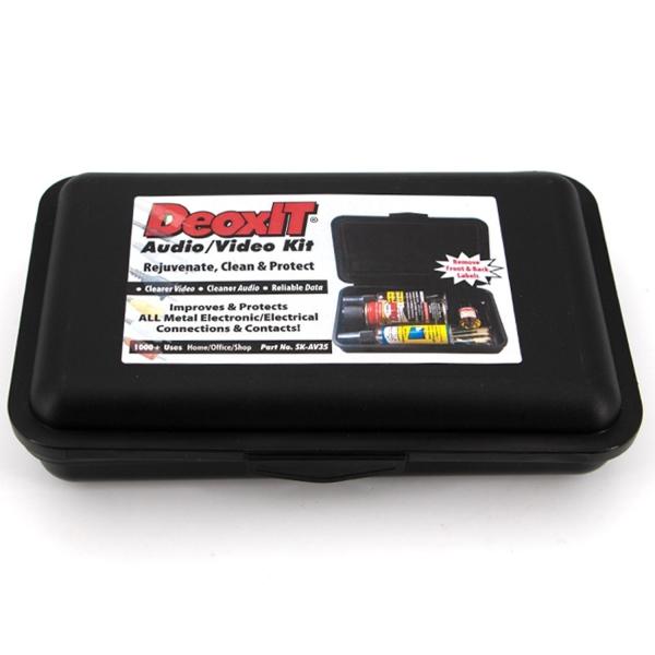 Caig DeoxIT SK-AV35 Audio Video Pflegeset mit Tuch