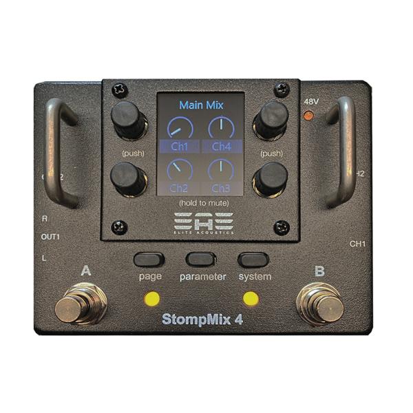 Elite Acoustics Stompmix X4 Digitalmixer mit Kabel
