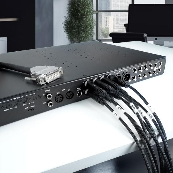 keepdrum Multicore Kabel sna56-8 DB-25 zu 8x TRS-Klinke 3m