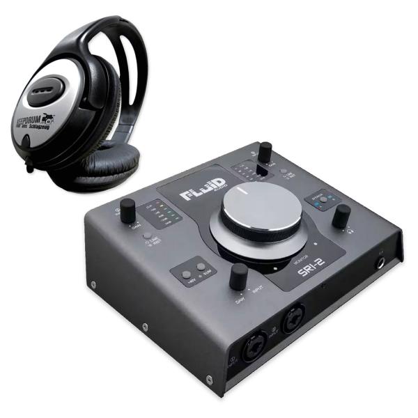 Fluid Audio Interface SRI-2 Interface und Monitor-Controller mit Kopfhörer