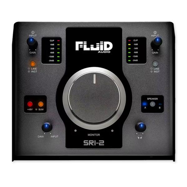 Fluid Audio Interface SRI-2 Interface und Monitor-Controller mit Kopfhörer