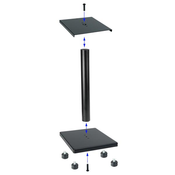 keepdrum Lautsprecher-Stative SS040 Höhe 55cm 1 Paar