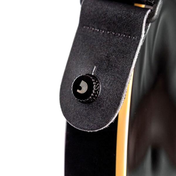 Planet Waves Strap Locks Schwarz mit Saitenkurbel