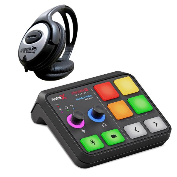 Rode X Streamer X Interface mit Kopfhörer