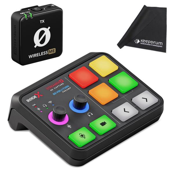 Rode Streamer X Interface mit WIME-TX Mikrofon