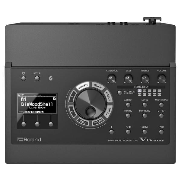 Roland TD-17KV2 E-Drum mit RH-200 Kopfhörer