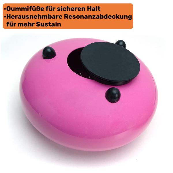 keepdrum Zungentrommel TD8PK Tongue Drum 11 Töne Pink