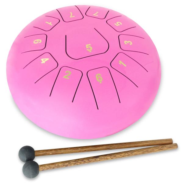 keepdrum Zungentrommel TD8PK Tongue Drum 11 Töne Pink
