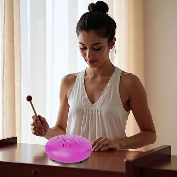 keepdrum Zungentrommel TD8PK Tongue Drum 11 Töne Pink