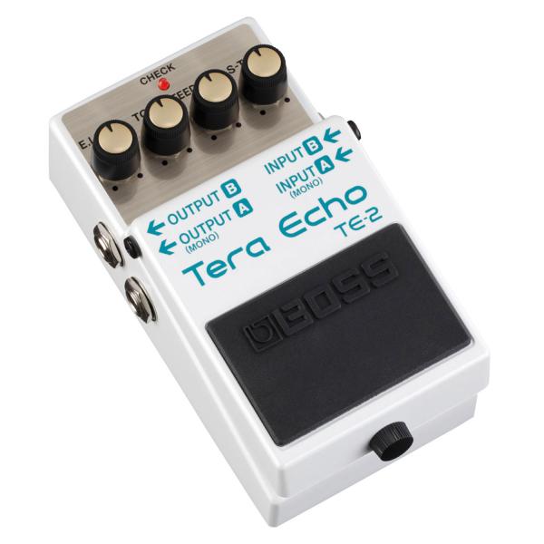 Boss TE-2 Tera Echo Delay Pedal Effektgerät mit Netzteil