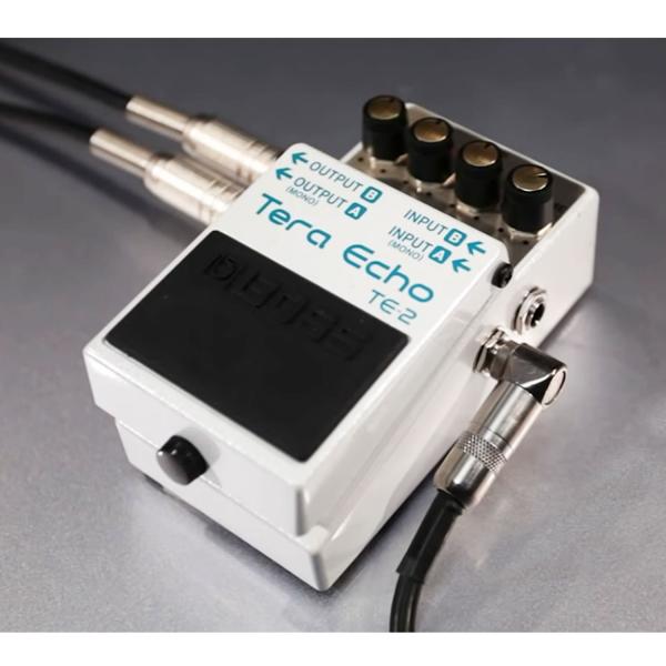 Boss TE-2 Tera Echo Delay Pedal Effektgerät mit Netzteil