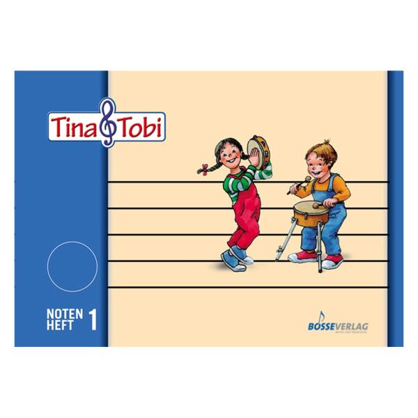 Tina und Tobi Glockenspiel mit Notenheft und Tasche