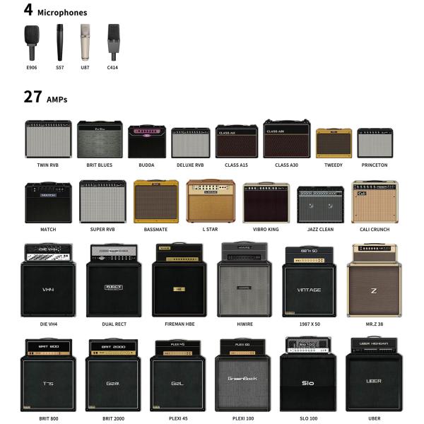Nux Trident Multi-Effektgerät für Gitarre