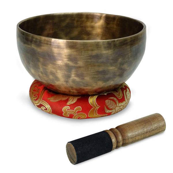 keepdrum Tibetische Bronze-Klangschale 15 cm