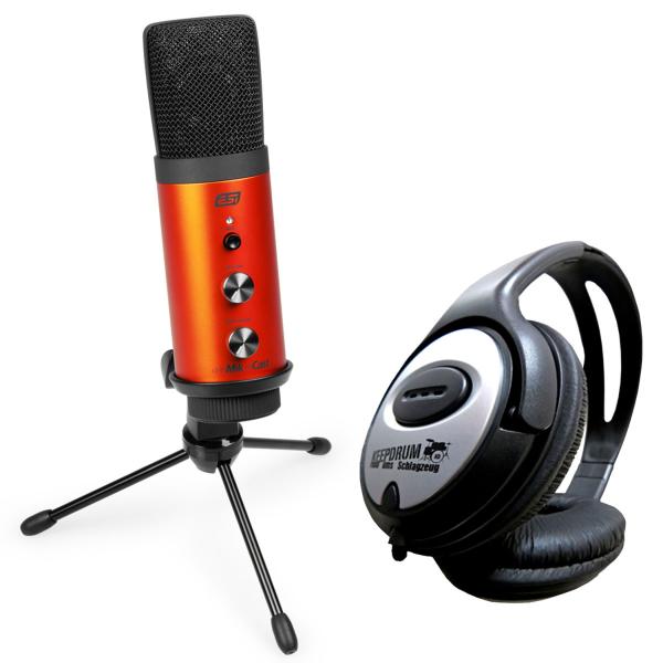 ESI CosMik uCast USB-Mikrofon mit Kopfhörer