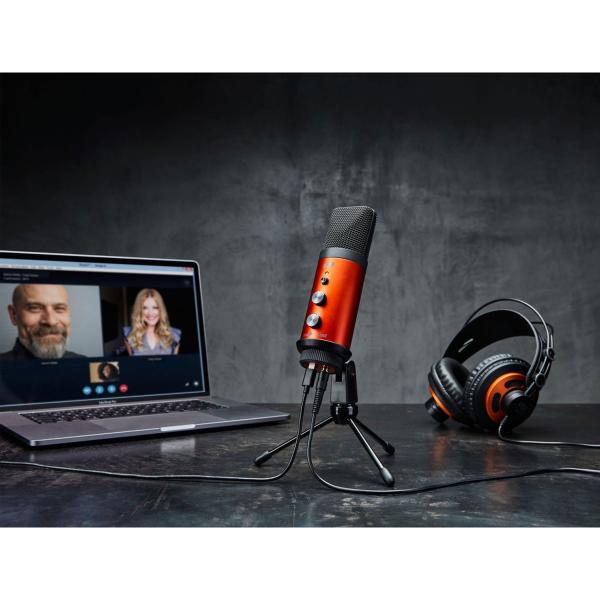 ESI CosMik uCast USB-Mikrofon mit Kopfhörer