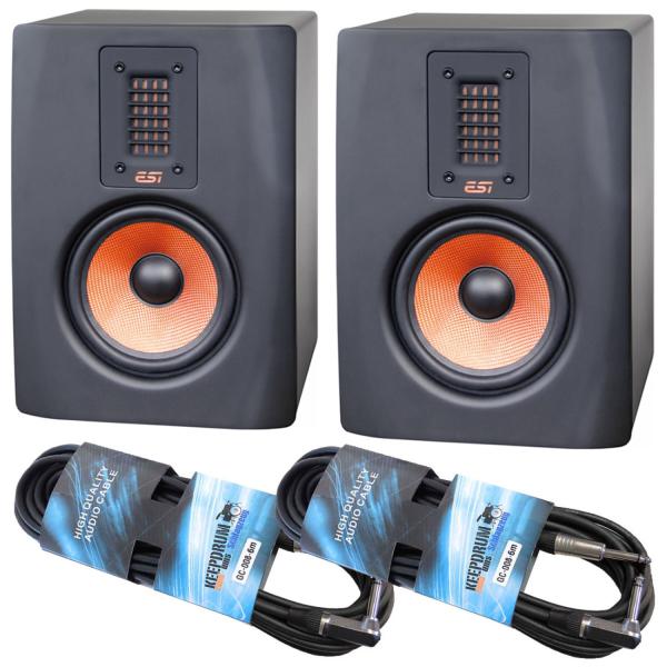 ESI Unik 05+ aktive Monitorboxen 1 Paar mit 2x Kabel