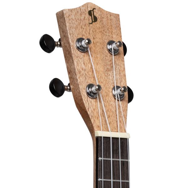 Stagg Ukulele US-30 Sopran-Ukulele mit Tasche und Wandhalter