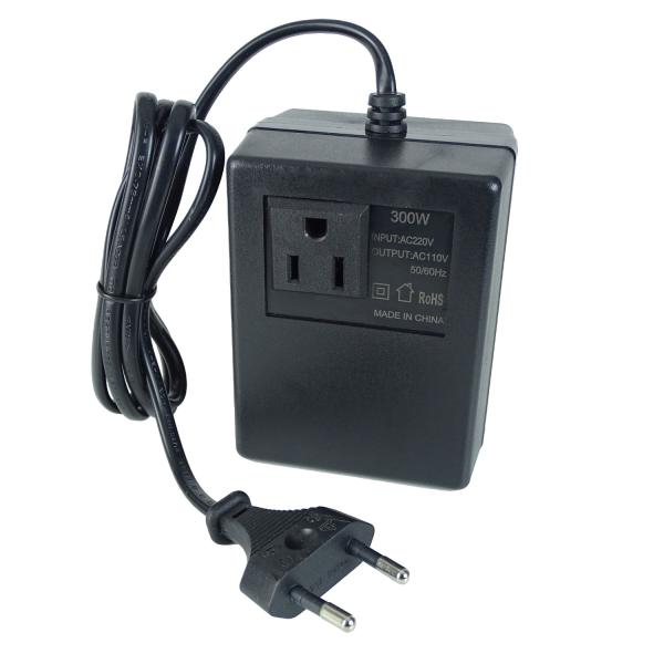 keepdrum Spannungswandler Reiseadapter 220V zu 110V 300 Watt