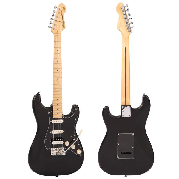 Vintage E-Gitarre V6HMBB Reissued Boulevard Black