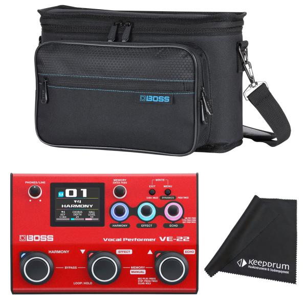 Boss VE-22 Multi-Effektgerät für Gesang mit Tasche