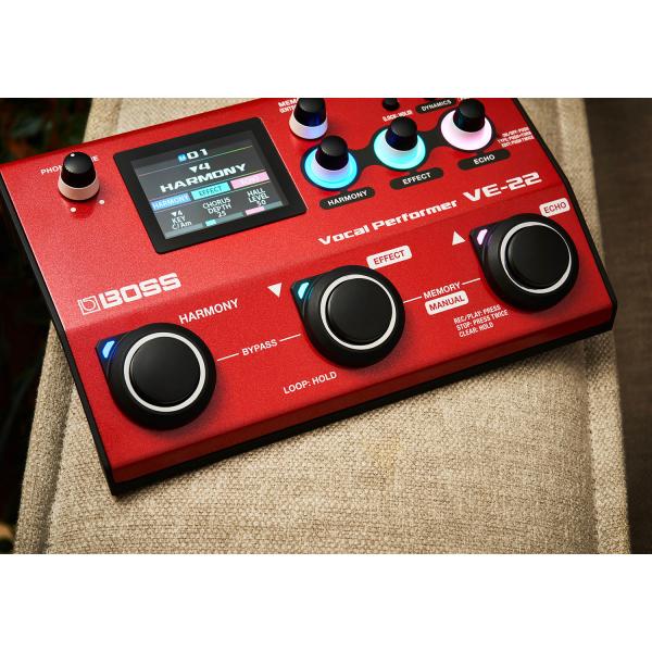 Boss VE-22 Multi-Effektgerät für Gesang mit XLR-Kabel