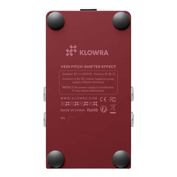 Klowra Effektgerät Vein Pitch Shifter Pedal mit Netzteil