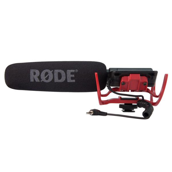 Rode VideoMic Rycote mit Kopfhörer