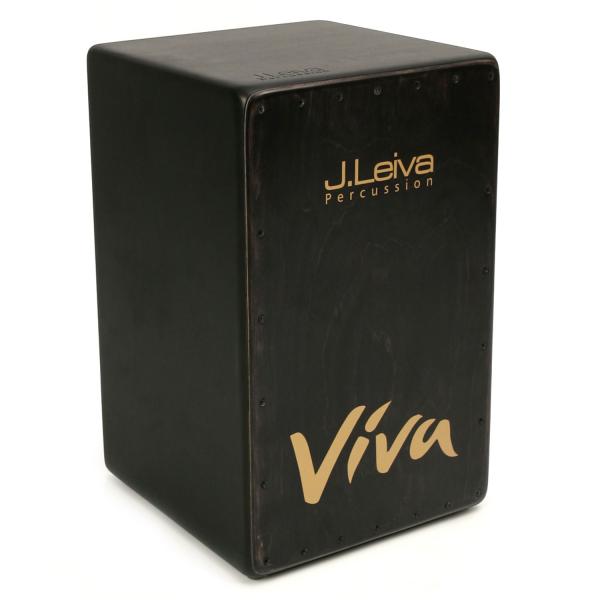 J.Leiva Viva Black Cajon schwarz mit Tasche und Sitz-Pad