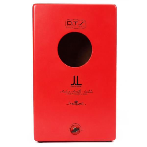 J.Leiva Viva Red Cajon Rot mit Tasche und Sitz-Pad Rot