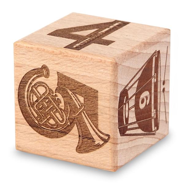 keepdrum Musikwürfel Klassik Geschenkidee 4cm