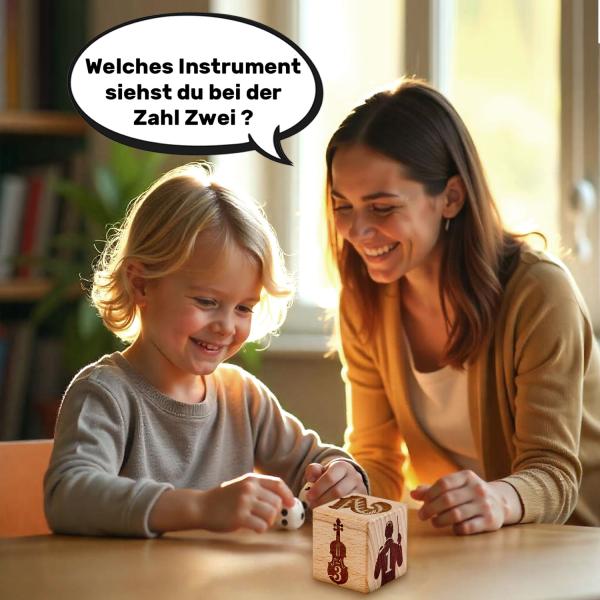keepdrum Musikwürfel Klassik Geschenkidee 4cm