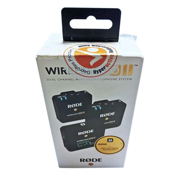 Rode Wireless GO II Mikrofon-Funksystem Geprüfter Versandrückläufer