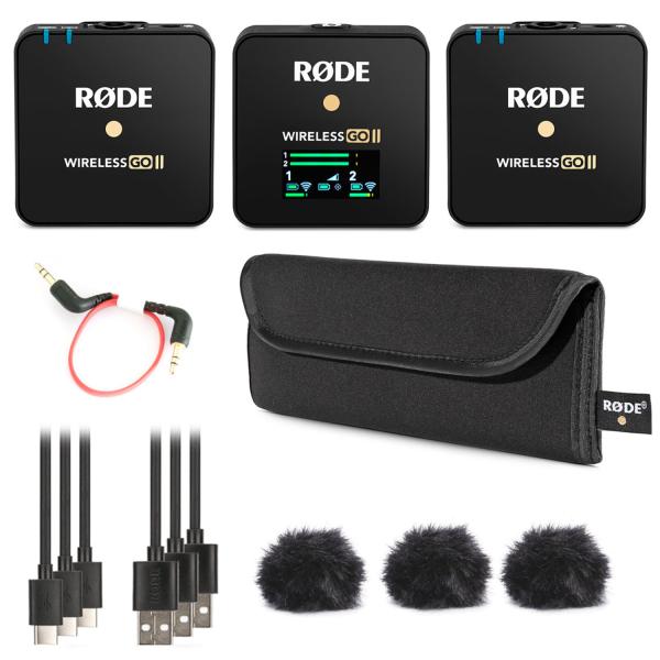 Rode Wireless GO II Mikrofon-Funksystem Geprüfter Versandrückläufer