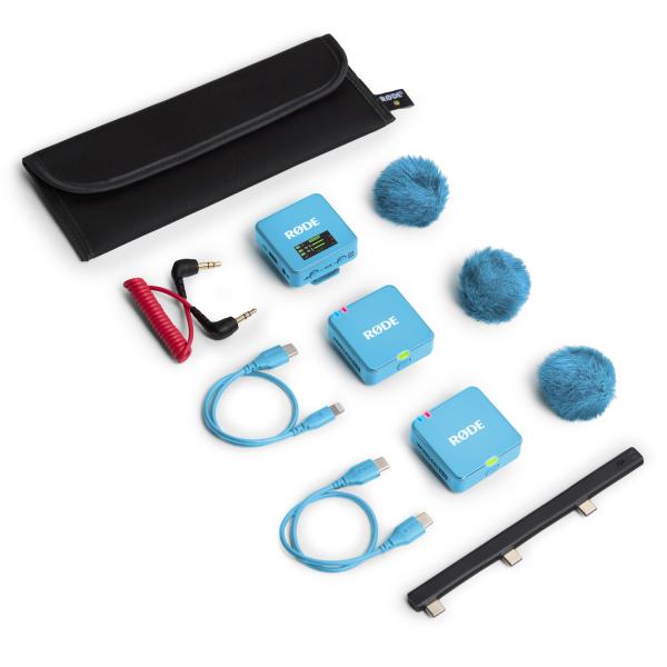 Rode Mikrofon-Funksystem Wireless GO Gen 3 Blau