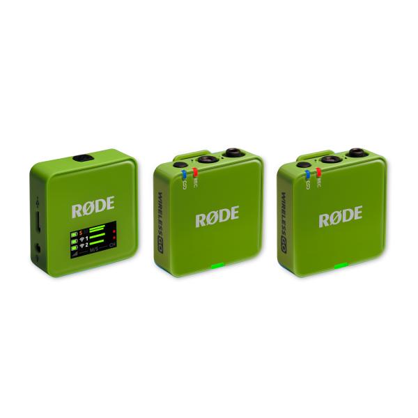 Rode Wireless GO Gen 3 Grün mit 2x Smartlav und 2x SC3