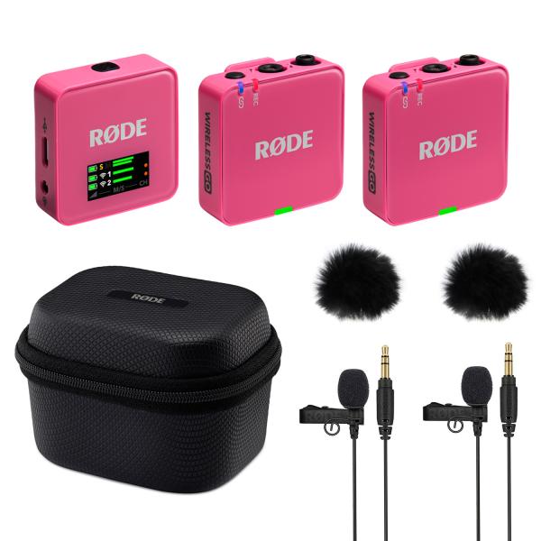 Rode Wireless GO Gen 3 PK mit Charge Case + 2x Lavalier GO und 2x WS05