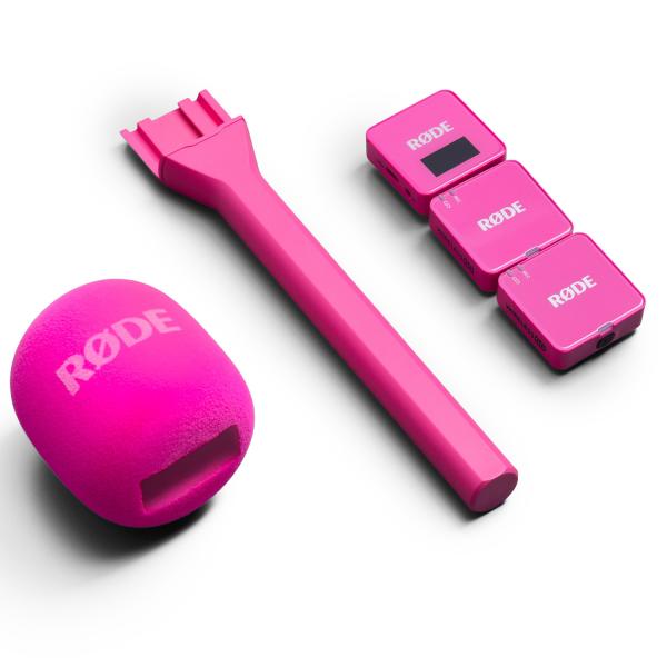 Rode Mikrofon-Funksystem Wireless GO Gen 3 Interview Set Pink