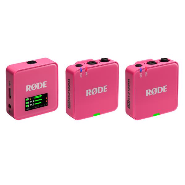 Rode Mikrofon-Funksystem Wireless GO Gen 3 Pink Interview Set 2