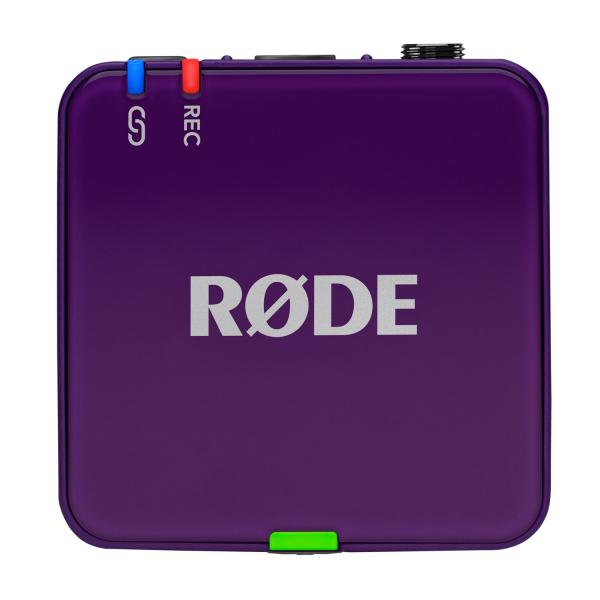 Rode Mikrofon-Funksystem Wireless GO Gen 3 Lila mit Tuch