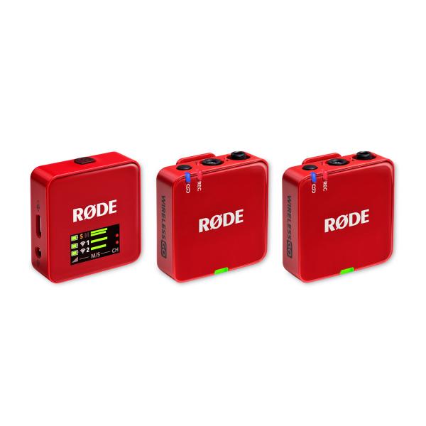 Rode Mikrofon-Funksystem Wireless GO Gen 3 Rot Interview Set 1