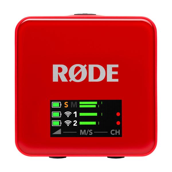 Rode Mikrofon-Funksystem Wireless GO Gen 3 Rot Interview Set 1