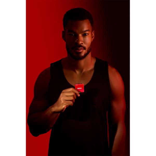 Rode Wireless GO Gen 3 Rot mit 2x Lavalier GO und 2x WS05