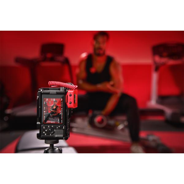 Rode Mikrofon-Funksystem Wireless GO Gen 3 Rot mit Tuch