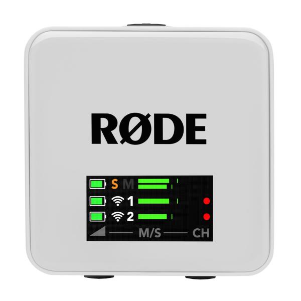 Rode Mikrofon-Funksystem Wireless GO Gen 3 Weiss mit Tuch